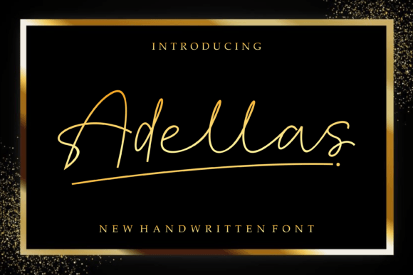 Adellas: The Script Font That Elevates Your Brand