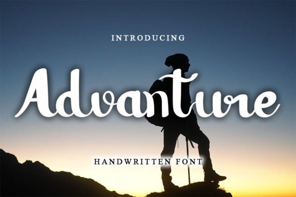 Advanture: A Delicate Script Font for Editorial Design