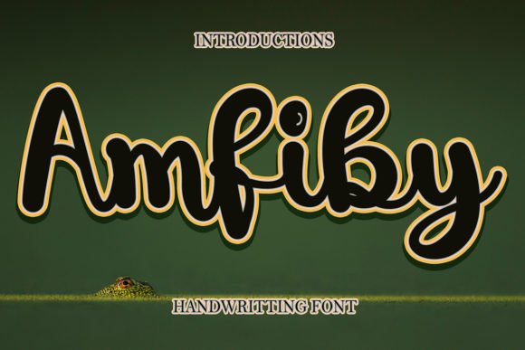 Amfiby: A Handwritten Typeface for Editorial Warmth