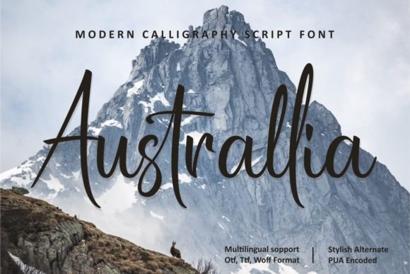 Australlia: The Script Font That Elevates Campaign Visuals