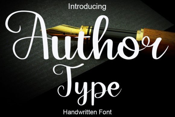 Author Type: The Perfect Handwritten Font for Crafters