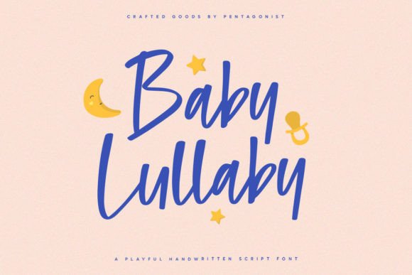 Baby Lullaby: A Playful Handwritten Font for Crafters
