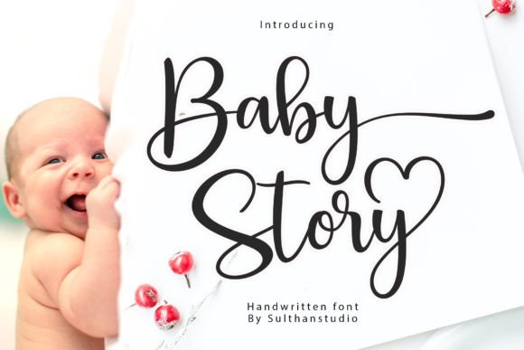 Baby Story Font: The Handwritten Typeface for Warmer Campaigns