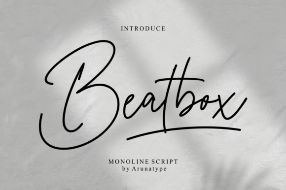 Beatbox: A Handwritten Typeface for Modern Web Design