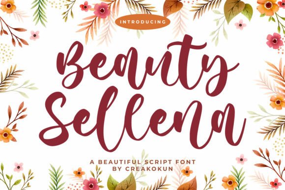 Beauty Sellena: The Perfect Handwritten Font for Makers