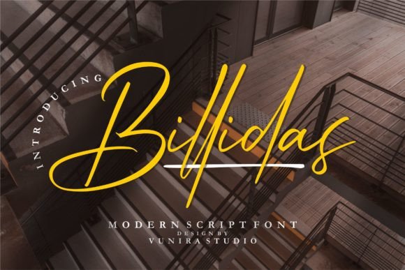 Billidas Font: A Sweet Script for Polished Branding