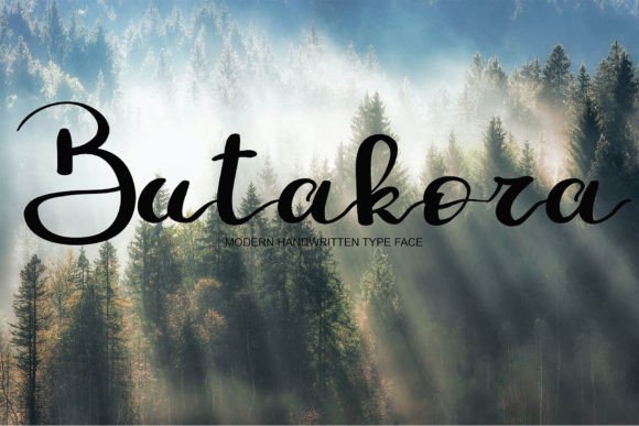 Butakora: A Handwritten Font for Editorial Calm