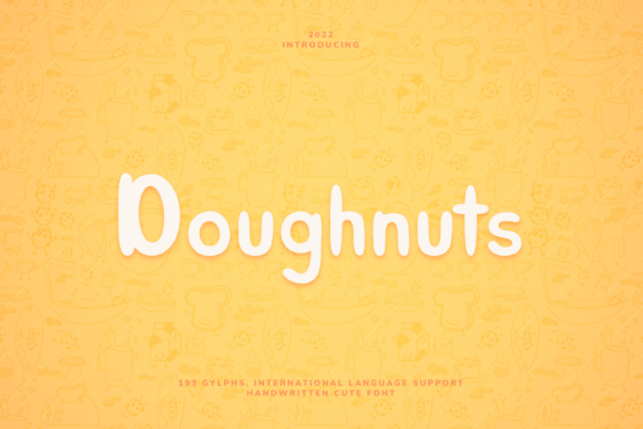 Doughnuts Font: A Playful Typeface for Editorial Design