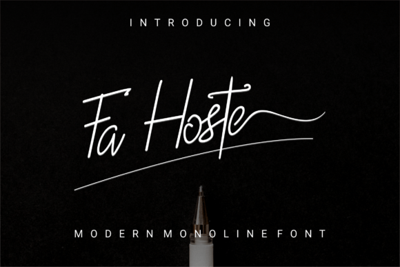 Fahoste: The Script Font That Elevates Digital Branding