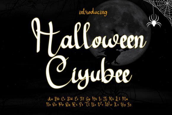 Halloween Ciyubee: A Fresh Font for Business Branding