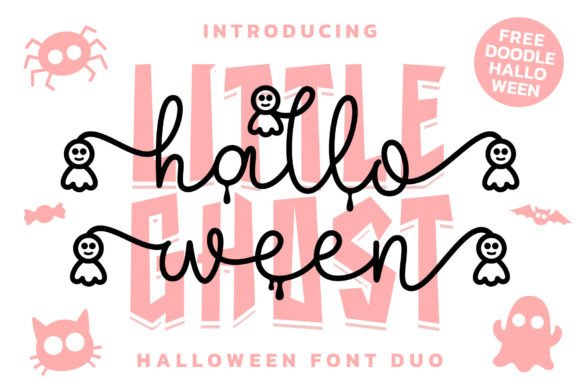 Halloween Ghost Duo: A Playful Typeface for Web Design