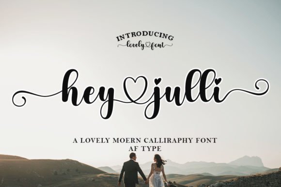 Hey Julli: A Sweet Script Font for Small Business Branding