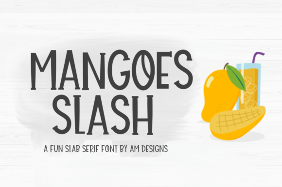 Mangoes Slash: A Bold Script for Modern Brand Identity
