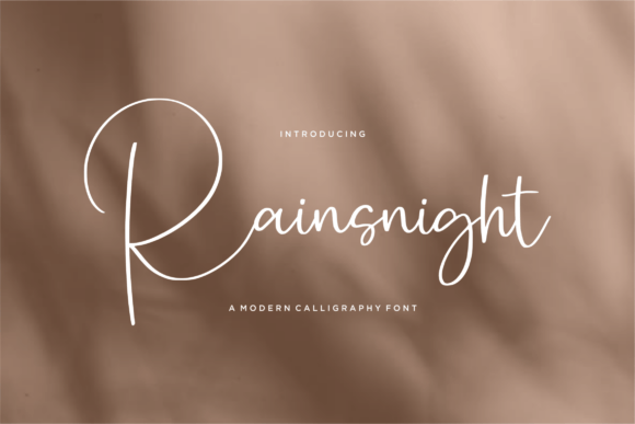 Rainsnight Font: Elevating Web Design with Modern Script