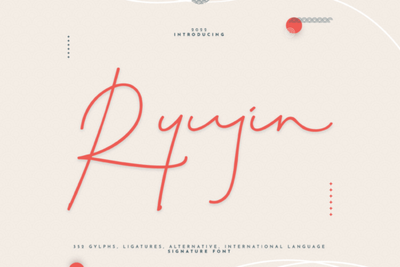 Ryujin: The Elegant Script Font for Handmade Brands