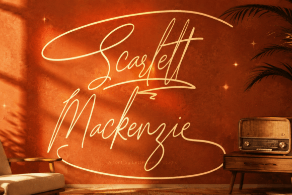 Scarlett Mackenzie: A Signature Typeface for Editorial Design