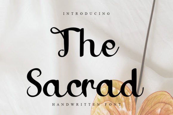 The Sacrad Font: A Delicate Typeface for Polished Brands