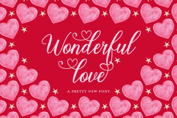 Wonderful Love: A Handwritten Font for Makers